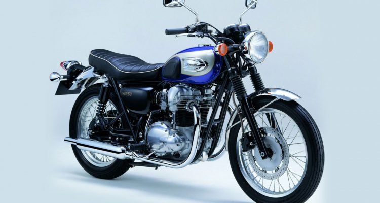 Kawasaki W650 niebieski