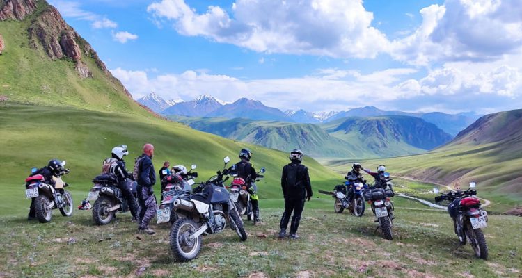 Motocyklem Kirgistan