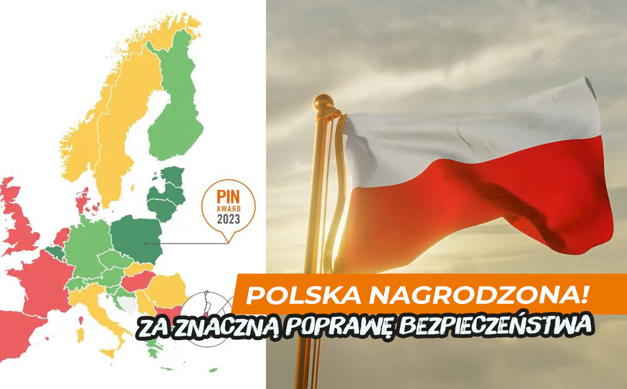 Polska wygrywa europejską nagrodę za poprawę bezpieczeństwa na drogach!