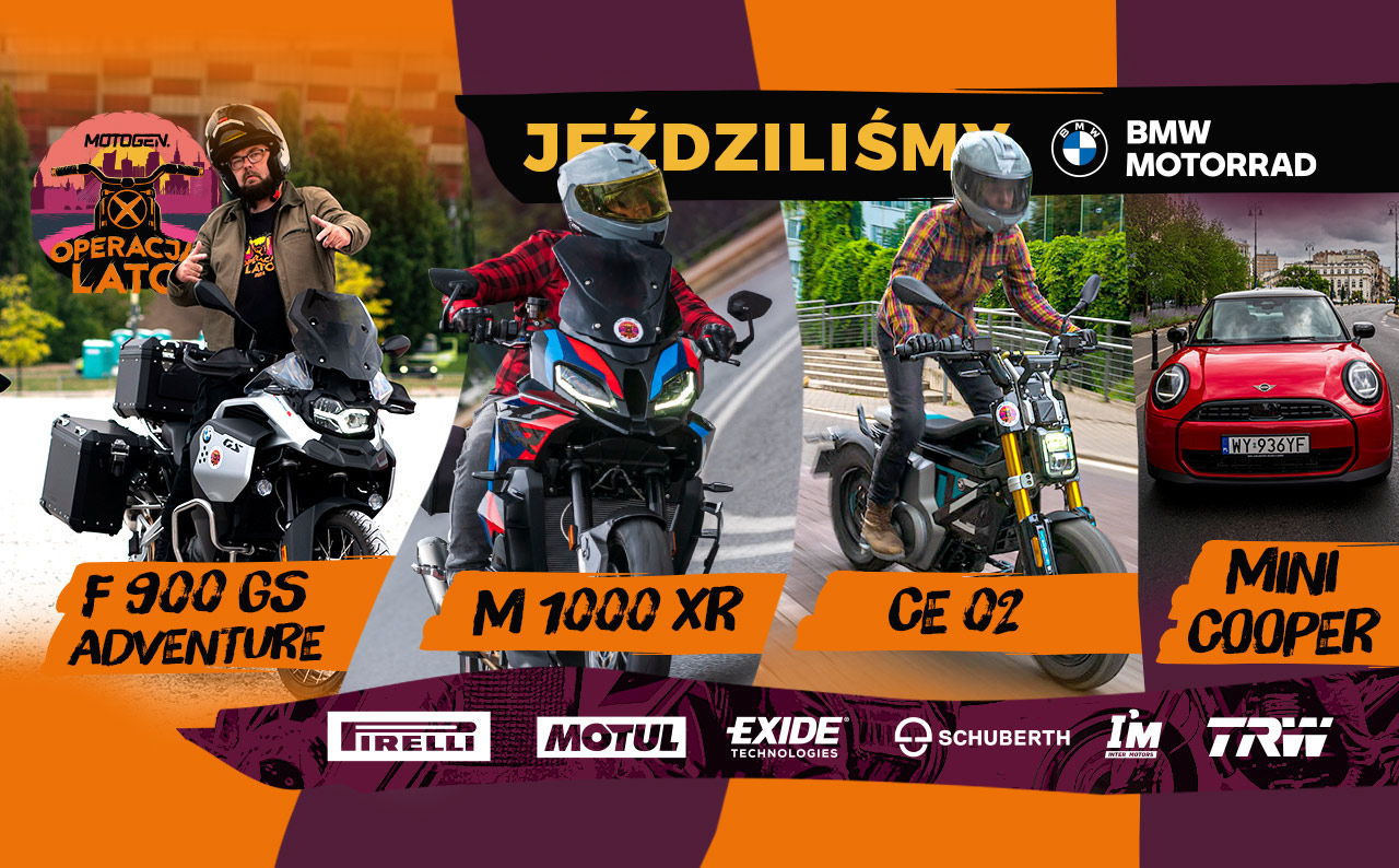 Testowaliśmy: F 900 GS Adventure, M 1000 XR, CE 02, okulary HUD, Mini Cooper! Podsumowanie Tygodnia BMW #OperacjaLato 2024