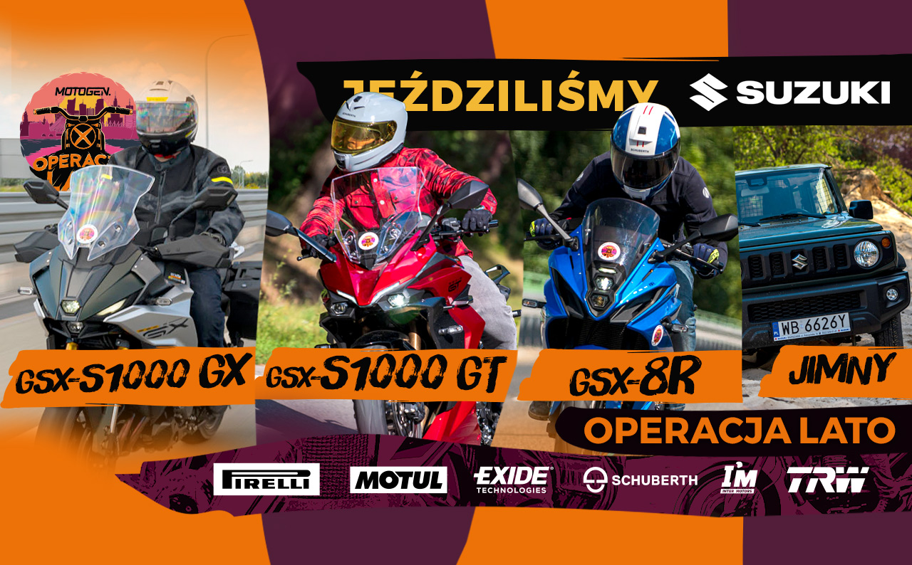 Testowaliśmy: GSX-S1000GX, GSX-S1000GT, GSX-8R, Jimny! Podsumowanie Tygodnia Suzuki #OperacjaLato 2024