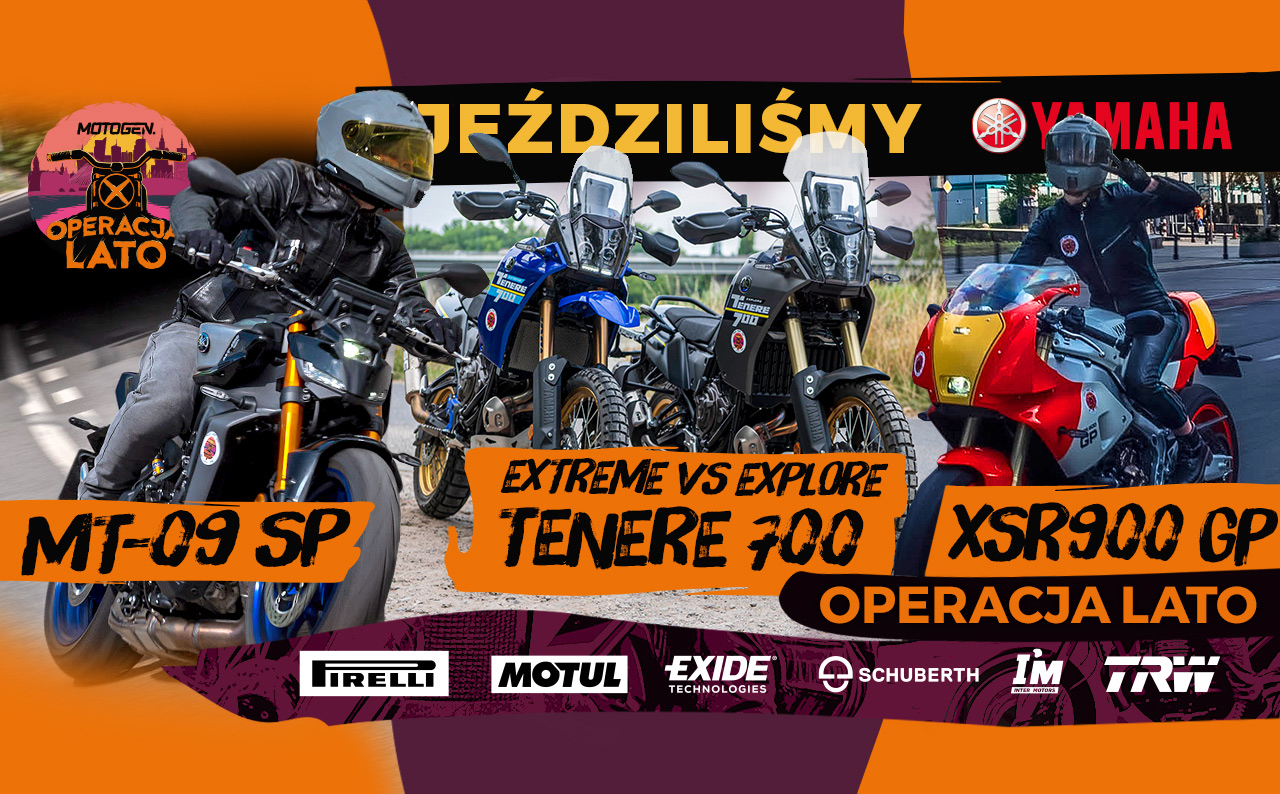 Testowaliśmy: XSR900 GP, MT-09 SP oraz Tenere 700 Extreme/Explore! Podsumowanie Tygodnia Yamaha #OperacjaLato 2024