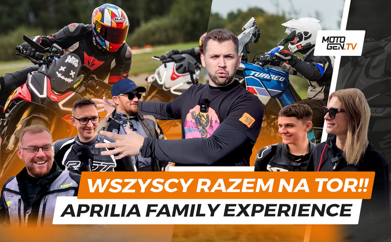 Aprilia Family Experience – FILM, RELACJA- dzień na torze Jastrząb, szkolenie, świetna integracja